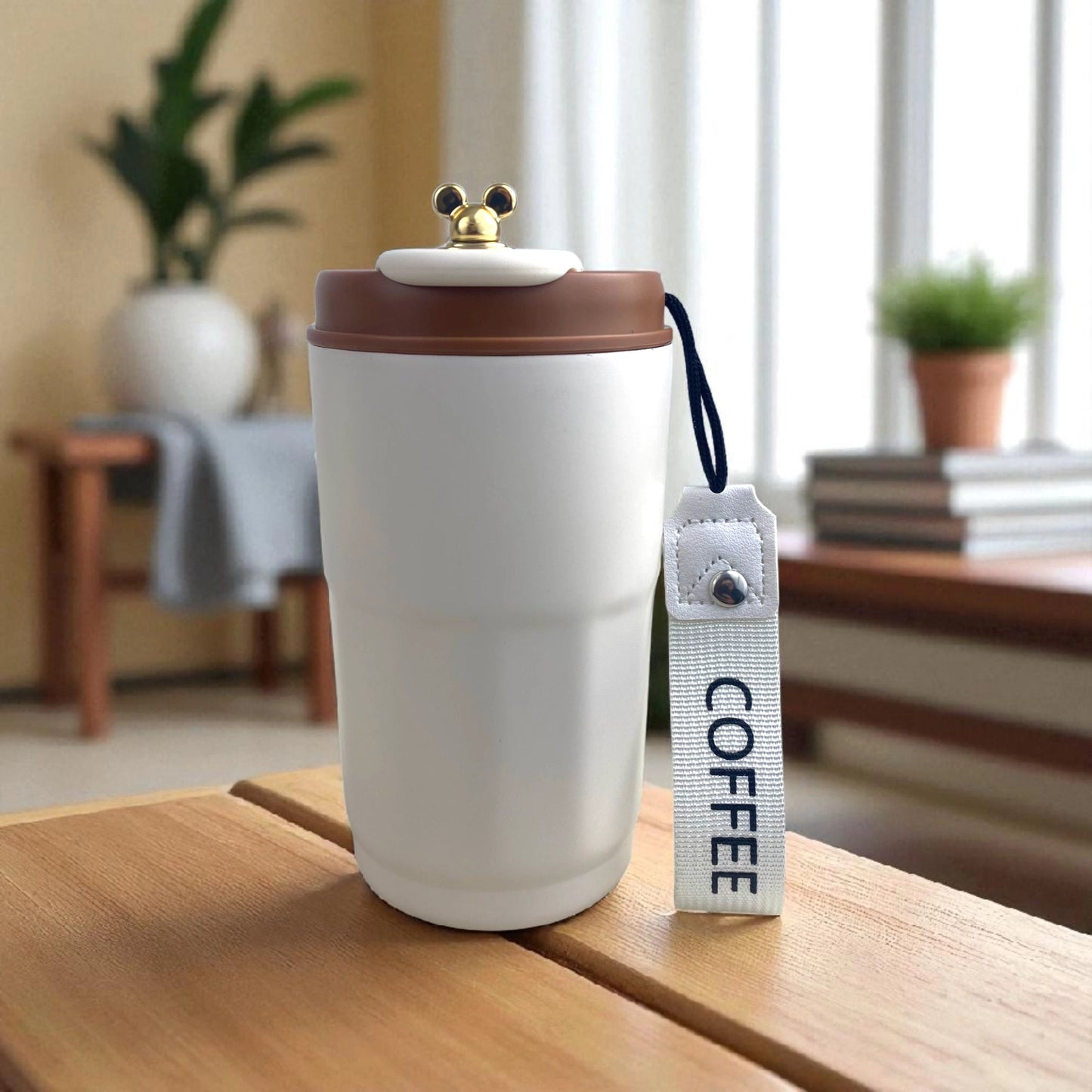 Stainless Steel Coffee Tumbler with Temperature Display