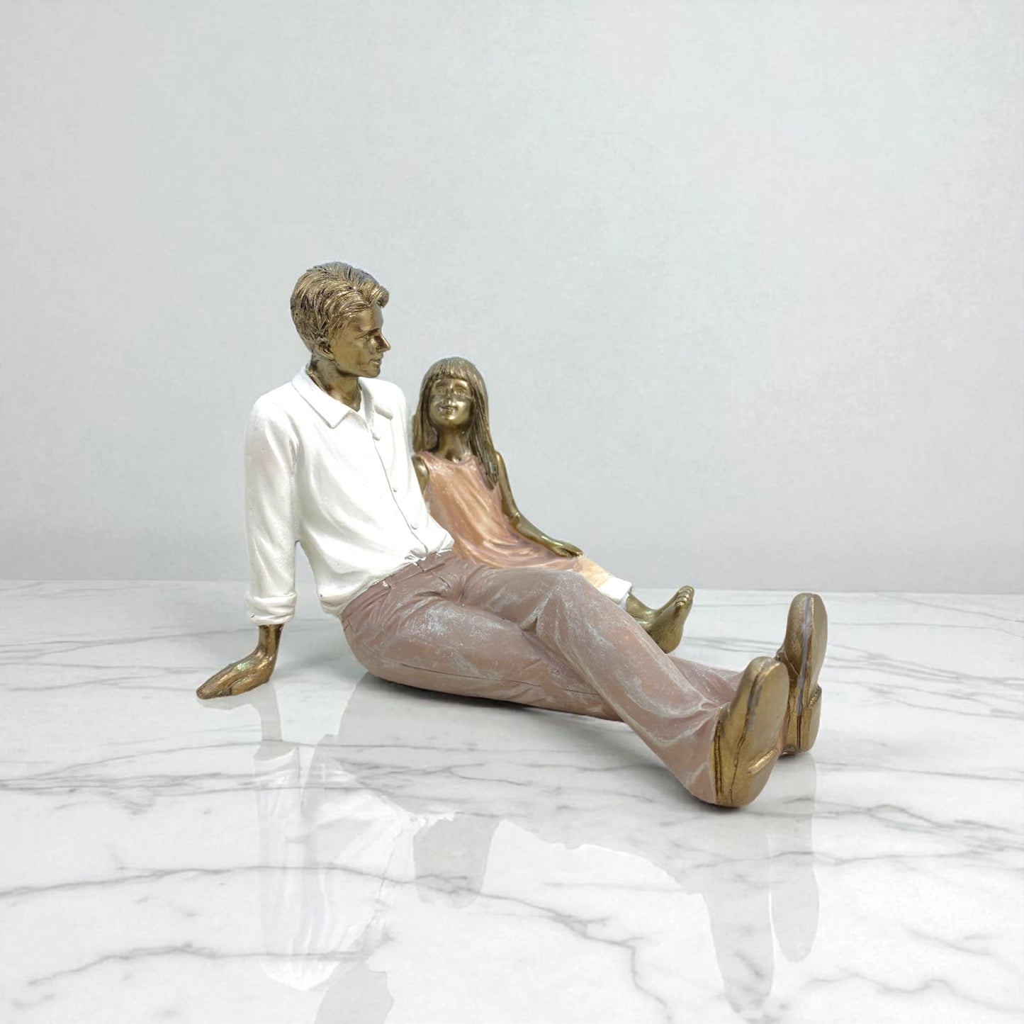Father & Daughter Bond Resin Statue