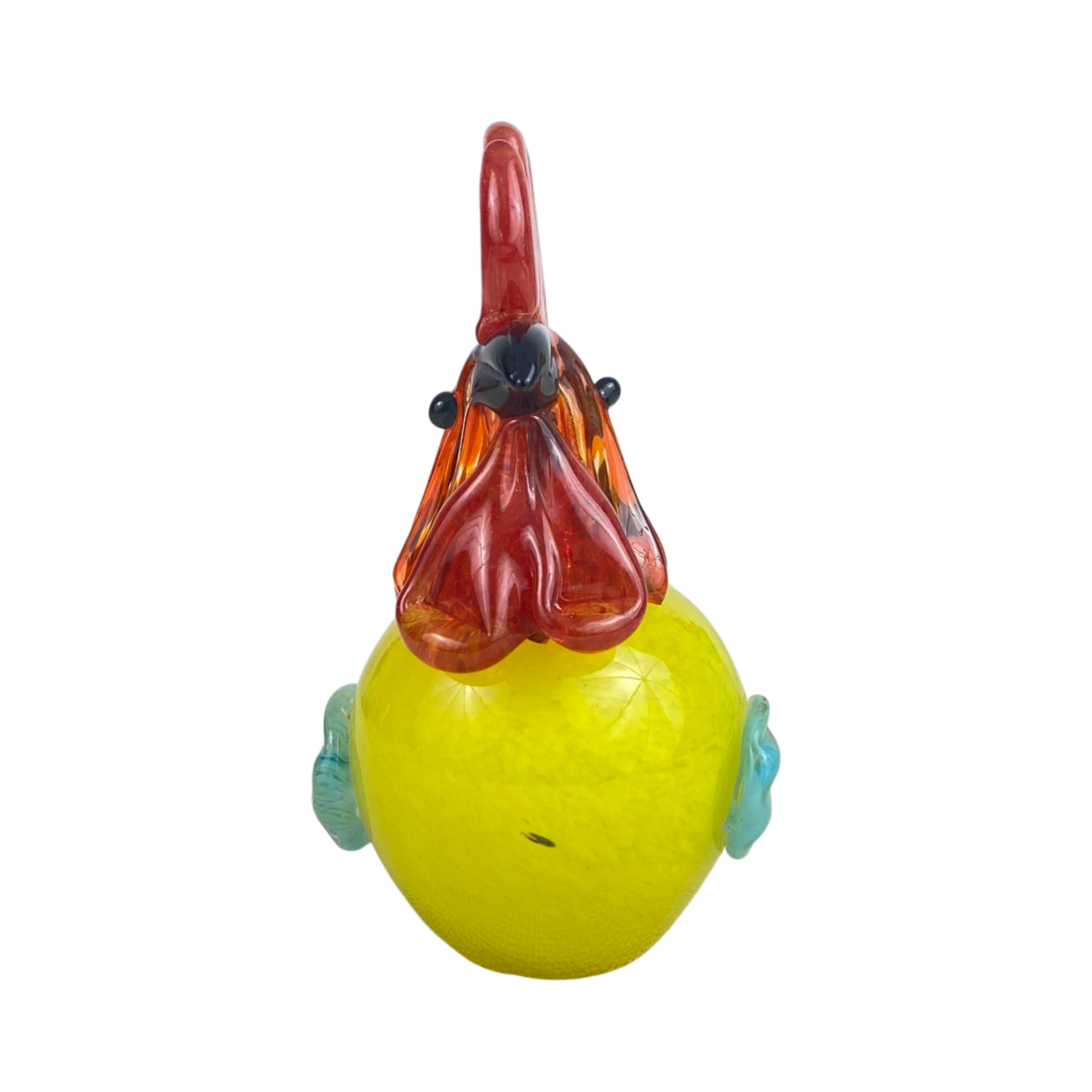 Vibrant Crystal Rooster Figurine