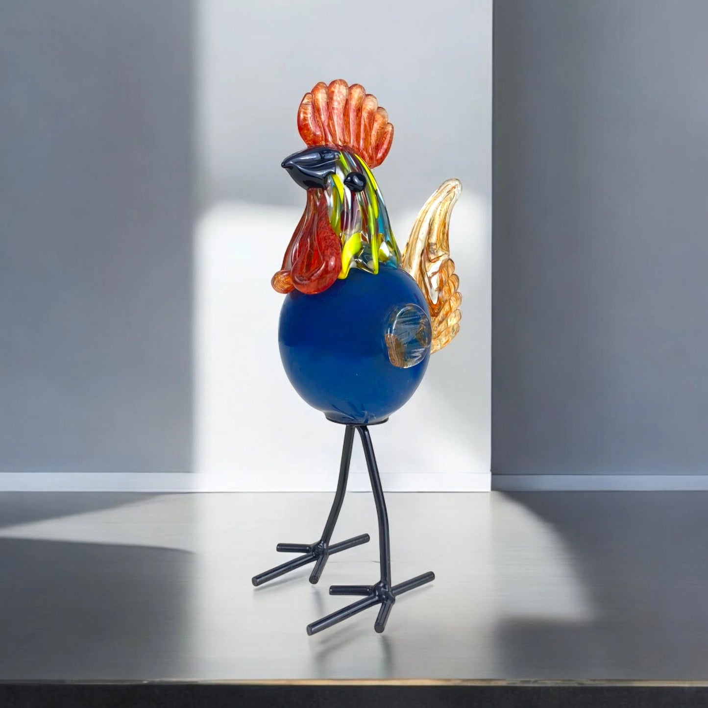 Crystal Blue Rooster