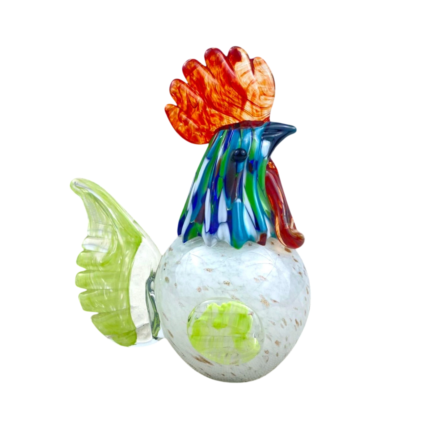 Colorful Glass Rooster