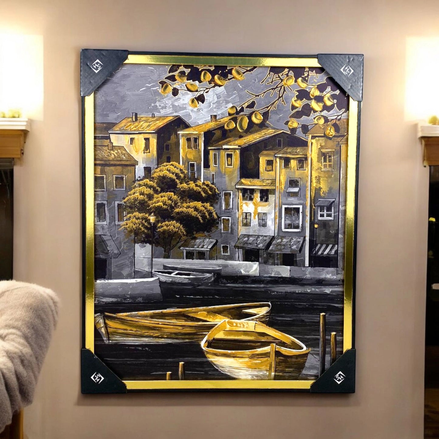 Tranquil Waterway Art Panel