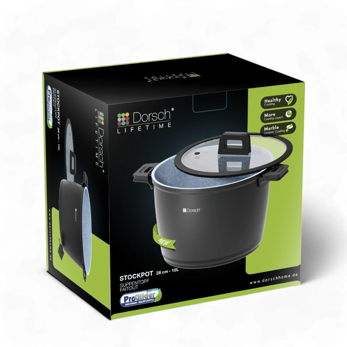 Dorsch Lifetime Stockpot 28 Cm - 10 Liters