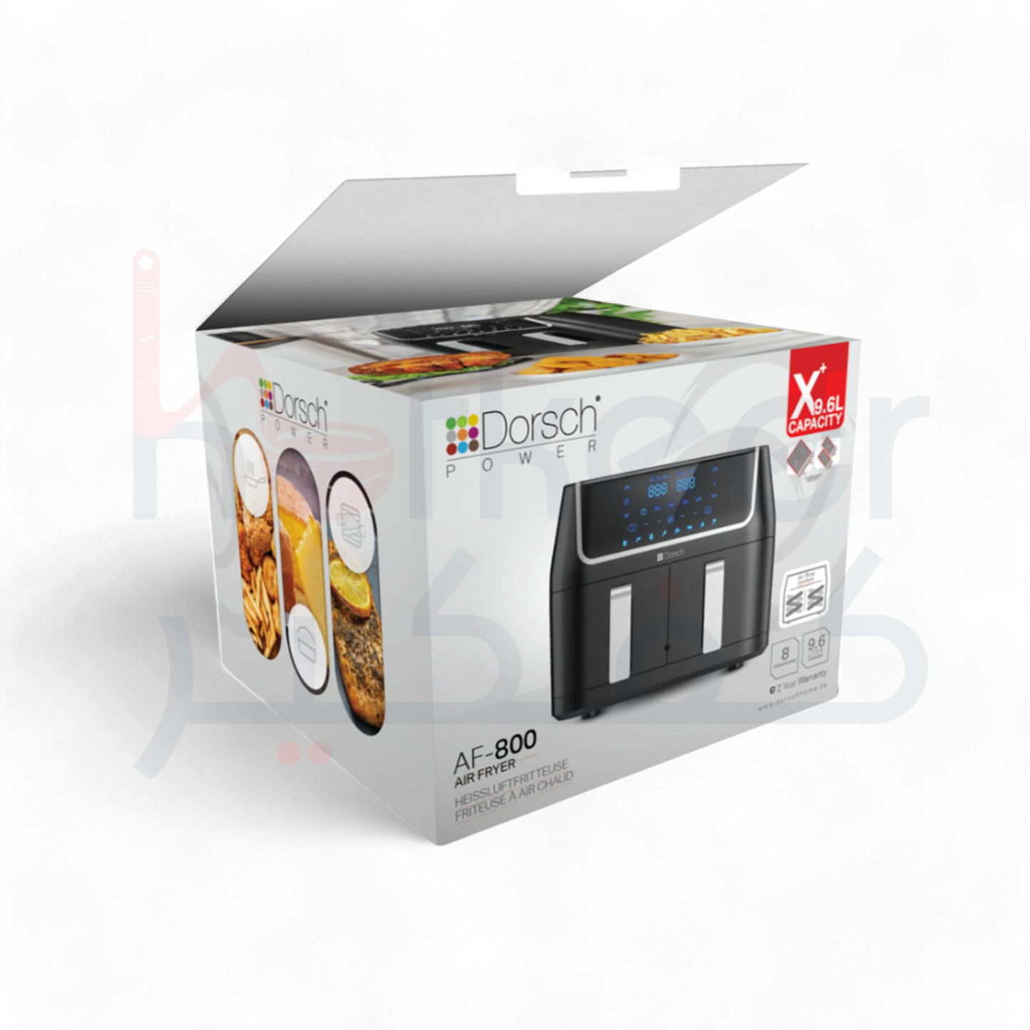 Dorsch 9.6L Aluminum And Plastic Air Fryer - 1800W
