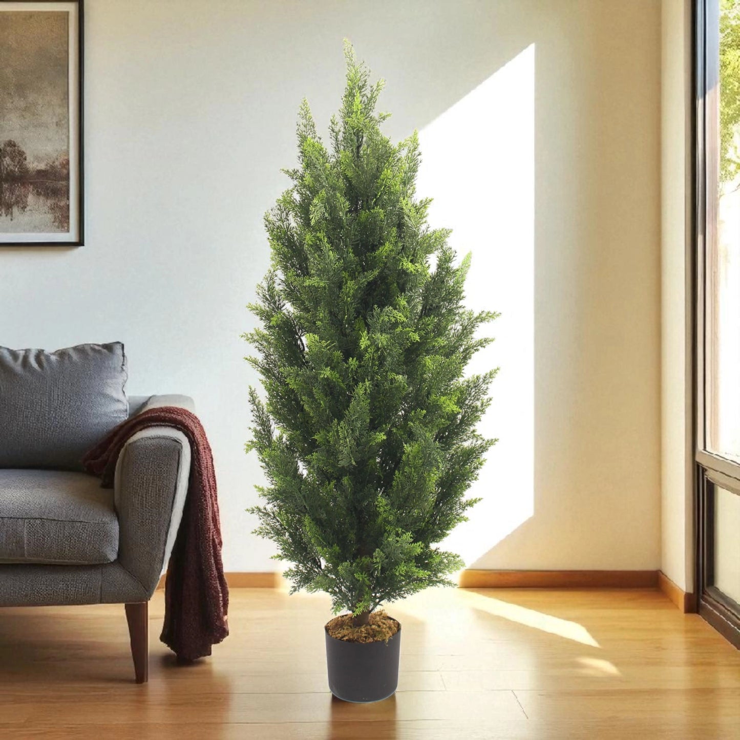 Tall Artificial Cypress Tree 90cm