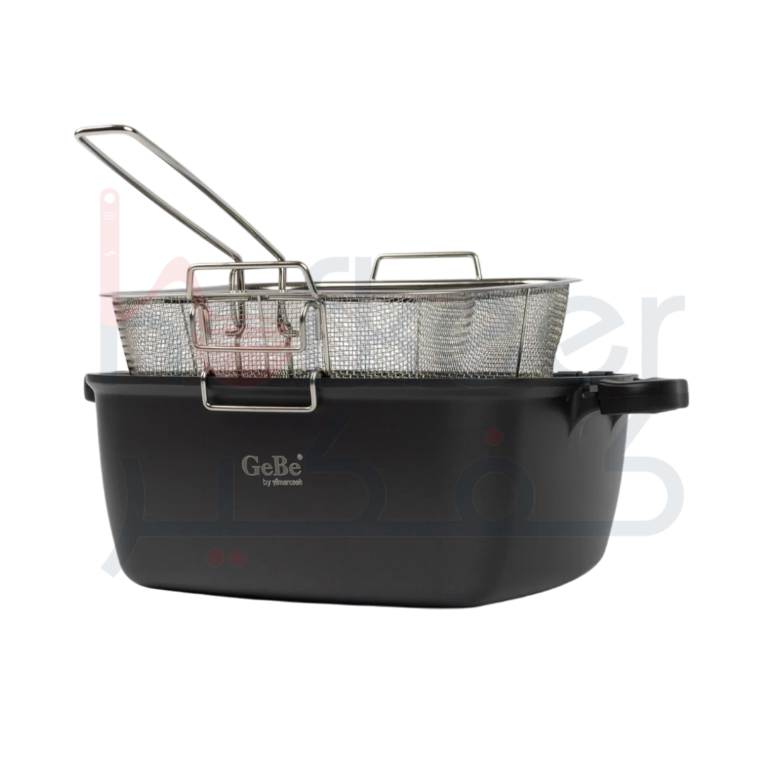 Gebe Venus Fryer Pot W/Lid & Frying Basket - 28x28cm