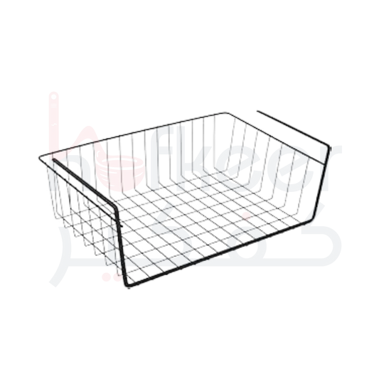 Metal Wire Storage Basket - Black