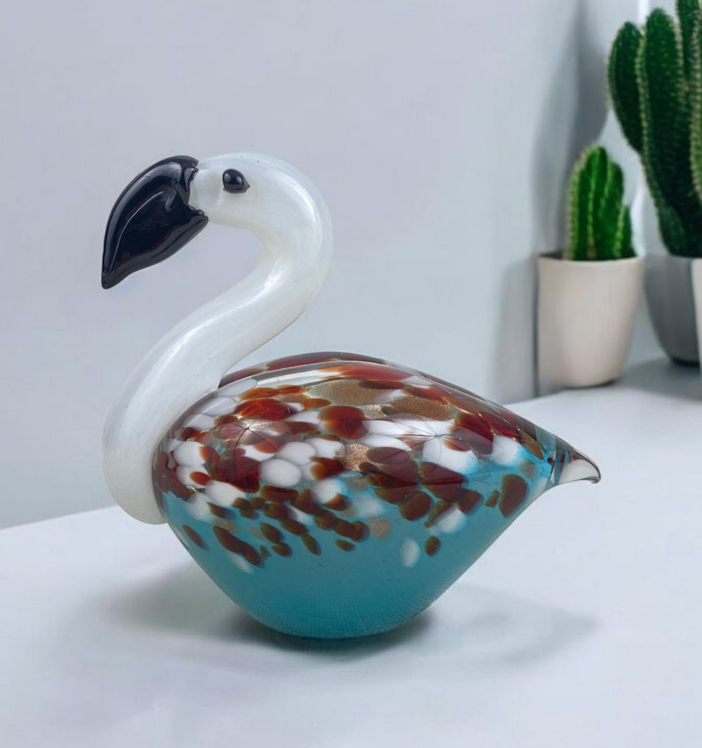 Colorful Crystal Flamingo
