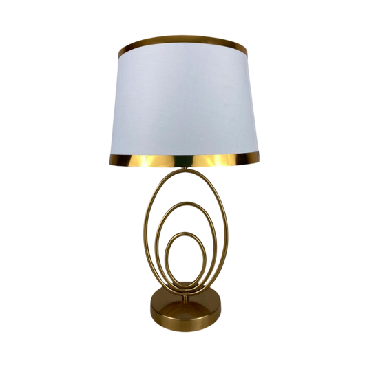 Gold Oval Table Lamp