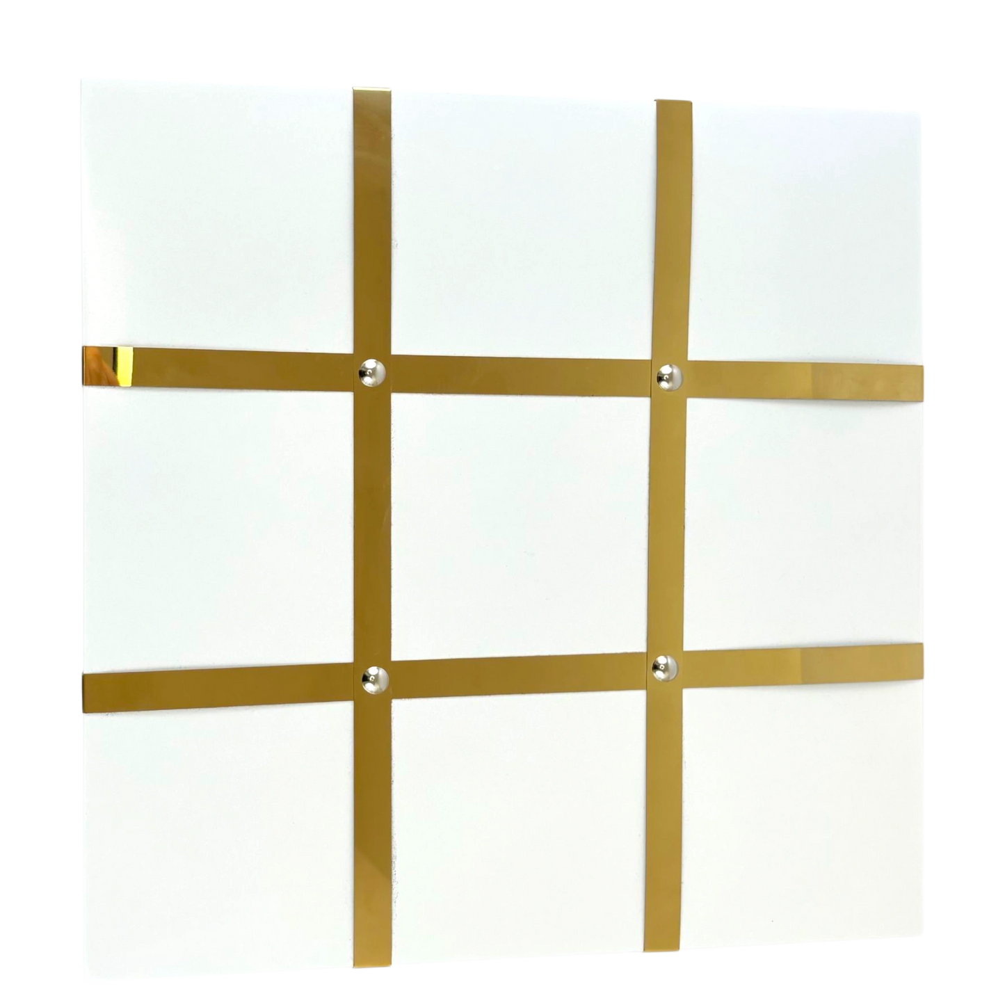 Luxury Gold Tic Tac Toe Game Set – Decorative Tabletop Display oxo