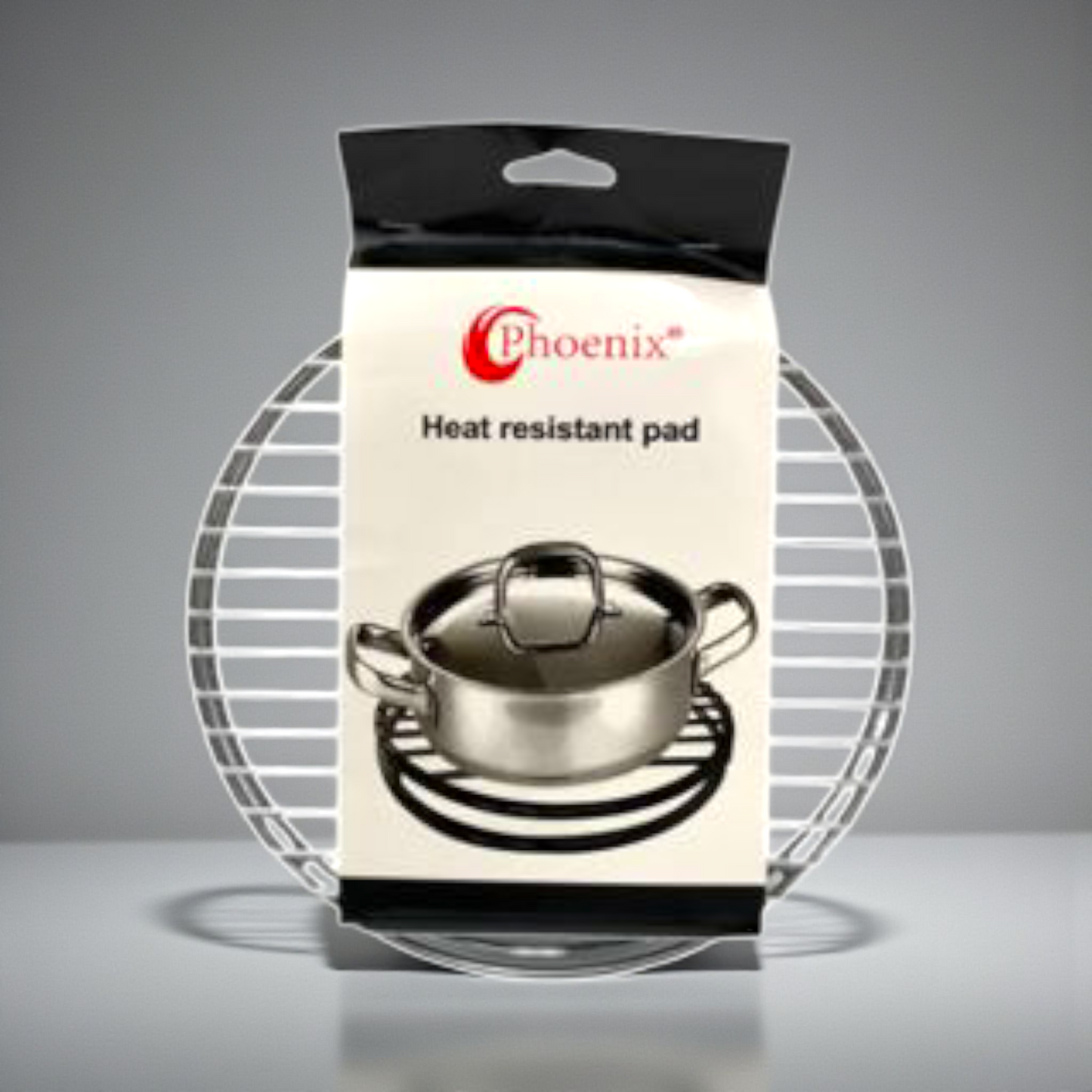 Phoenix Heat Resistant Pad – Heavy-Duty Metal Trivet for Hot Pots & Pans