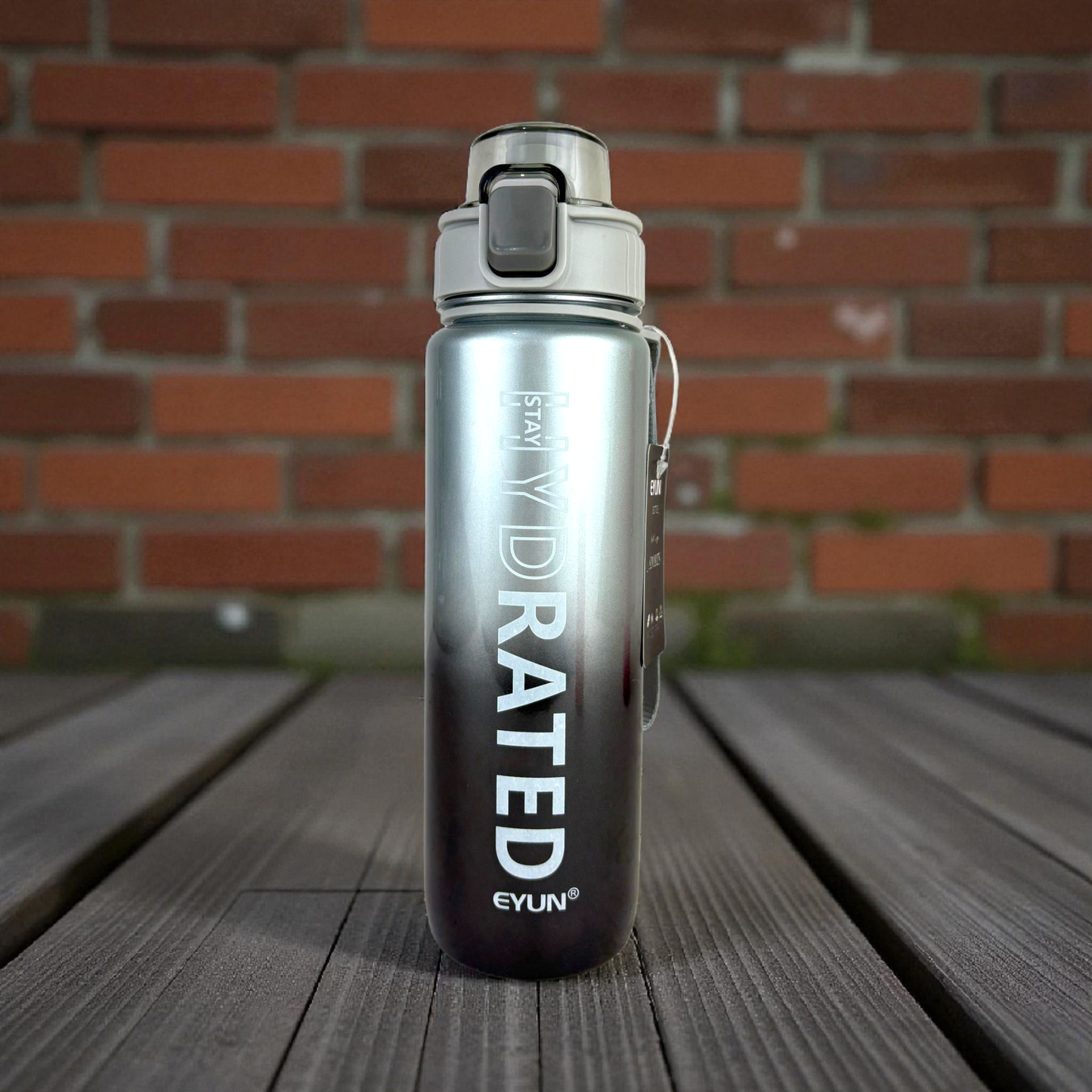Stay Hydrated Metallic Sports Water Bottle – Leak-Proof Flip Lid, BPA-Free, EYUN® Hydration Bottle