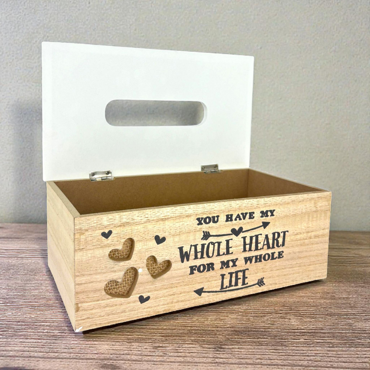 Modern Wooden Tissue Box Holder