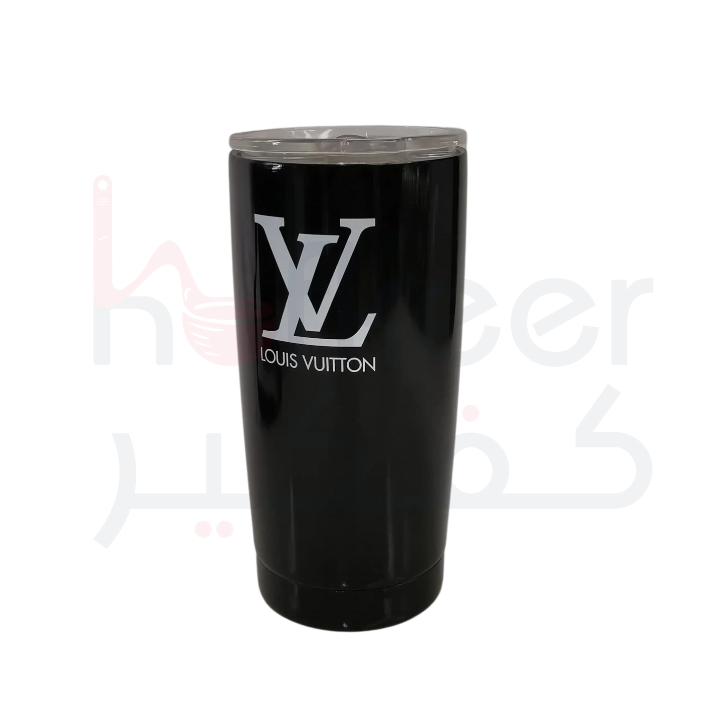 Sleek Black Insulated Travel Tumbler