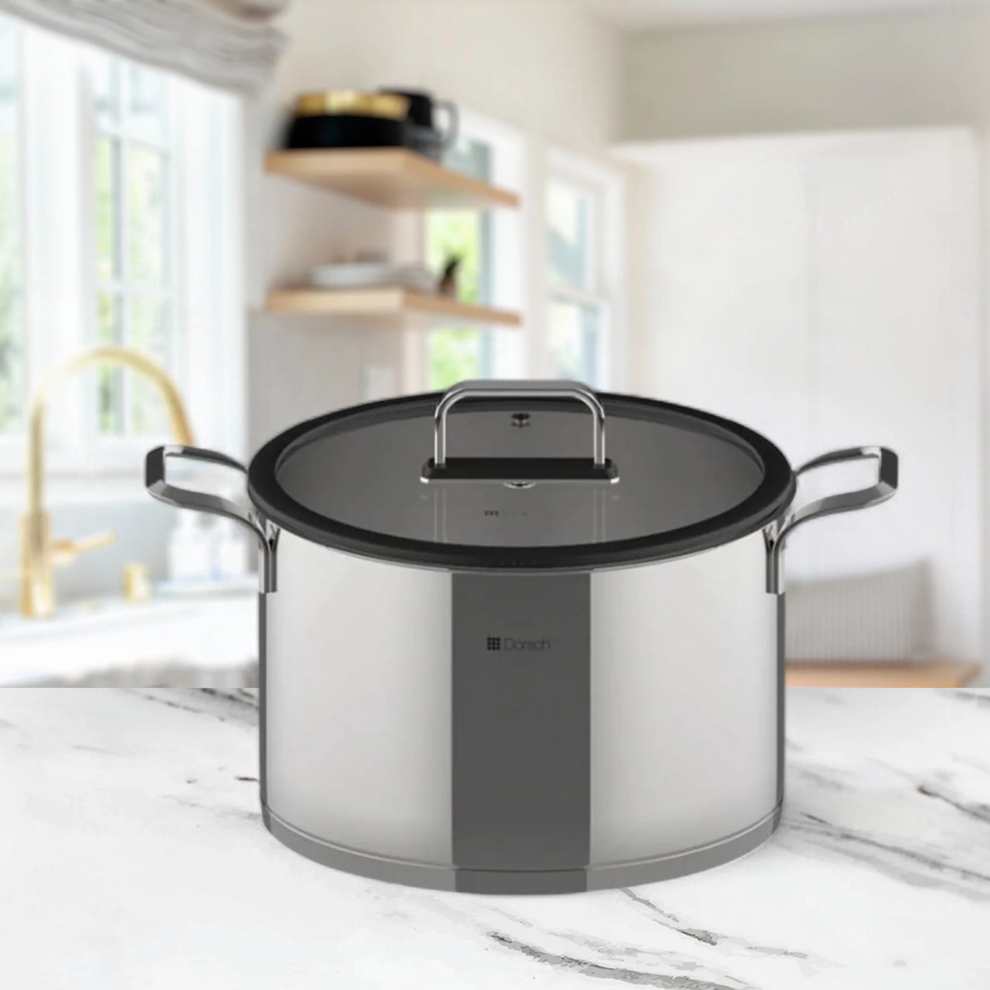 Dorsch Stainless Steel Pot 24 Cm – 6.5 Liters