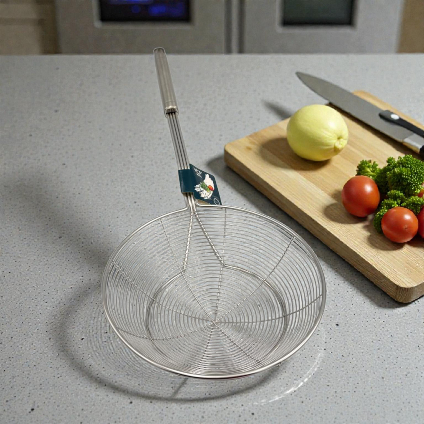 Stainless Steel Spider Strainer Skimmer – Deep Frying Oil & Noodle Strainer size 18cm