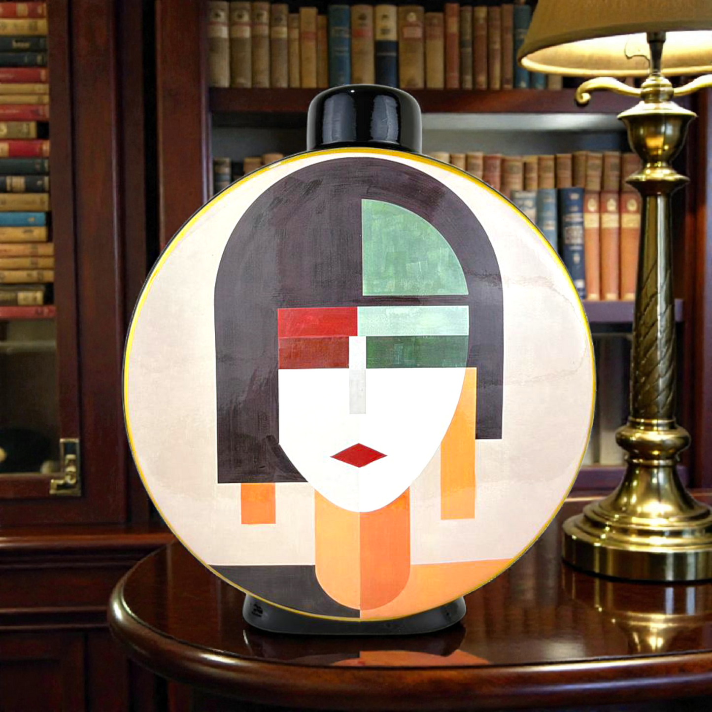 Abstract Face Art Vase – Modern Artistic Home Décor