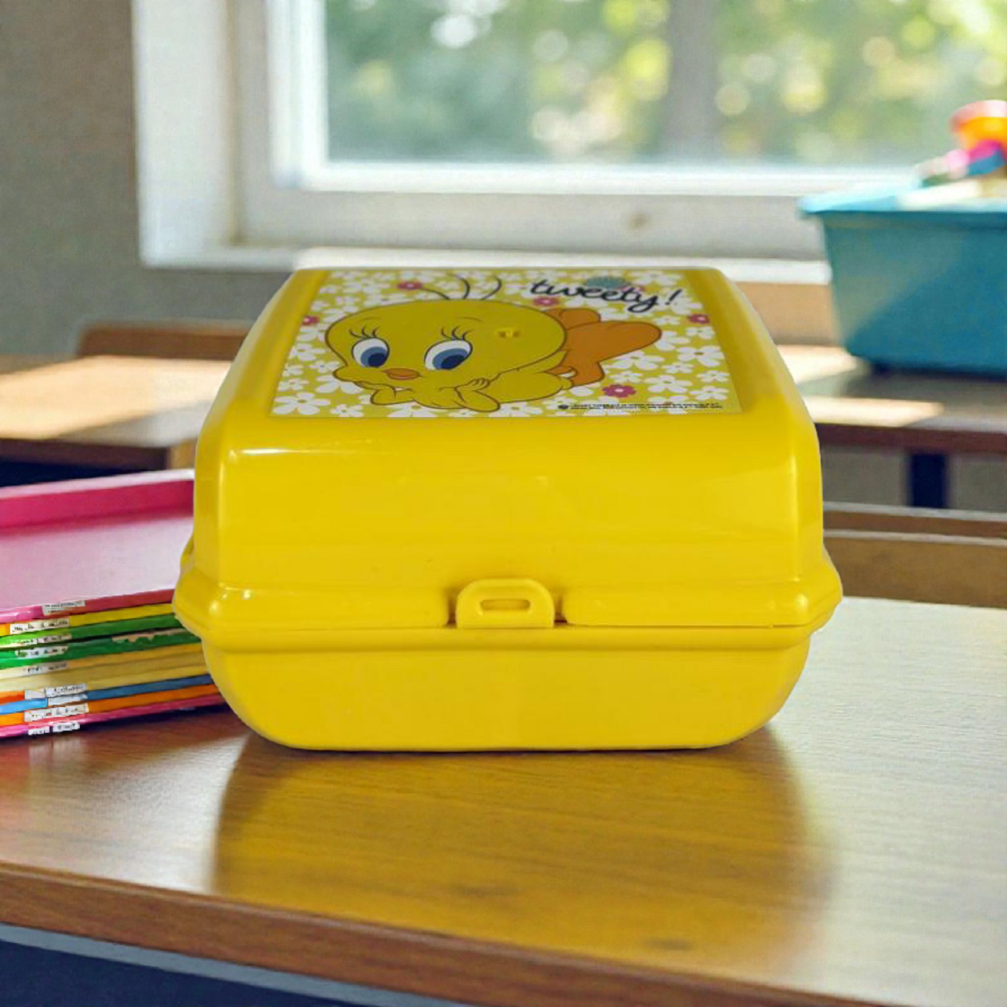 Kids Lunch Box with Cartoon Design – Secure Lock Food Container