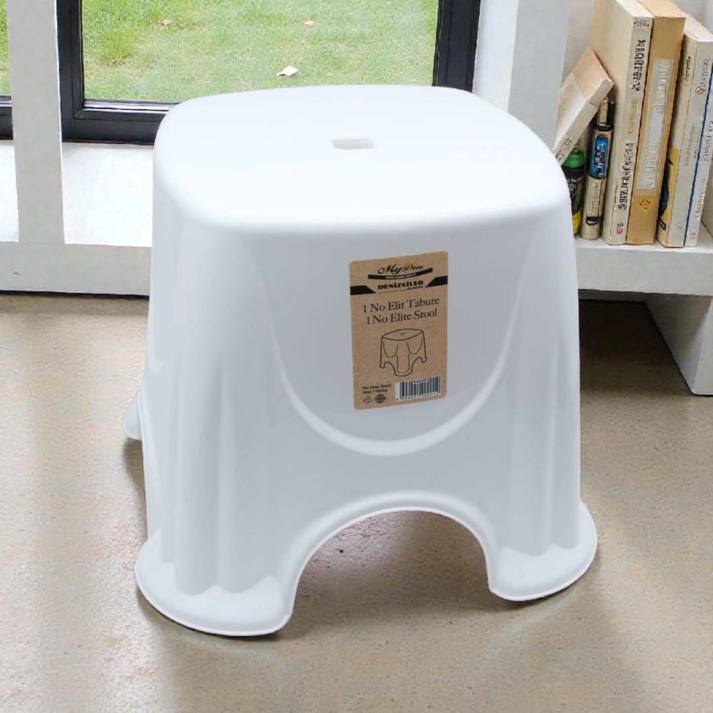 Modern Plastic Stool – Durable Indoor & Outdoor Seating