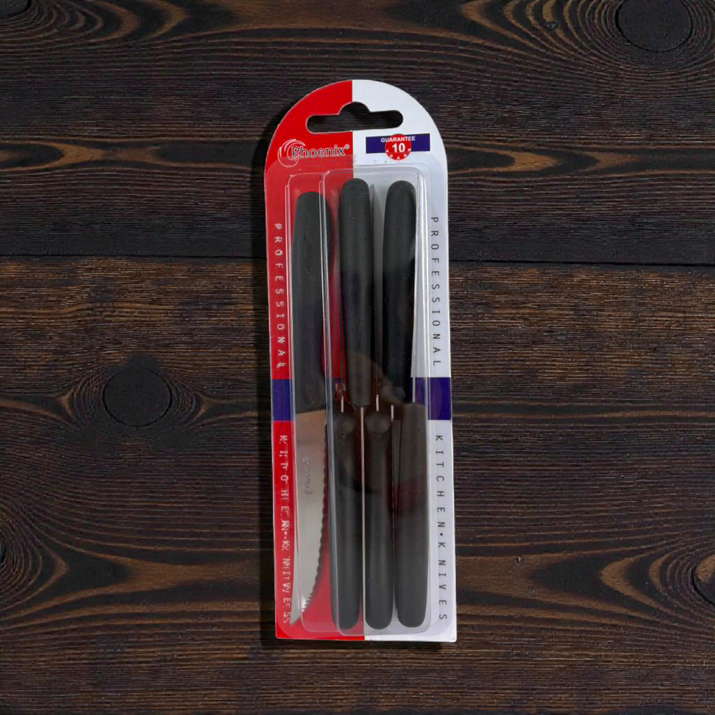 Phoenix Professional Kitchen Knife Set – 6 Stainless Steel Knives with Ergonomic Handles