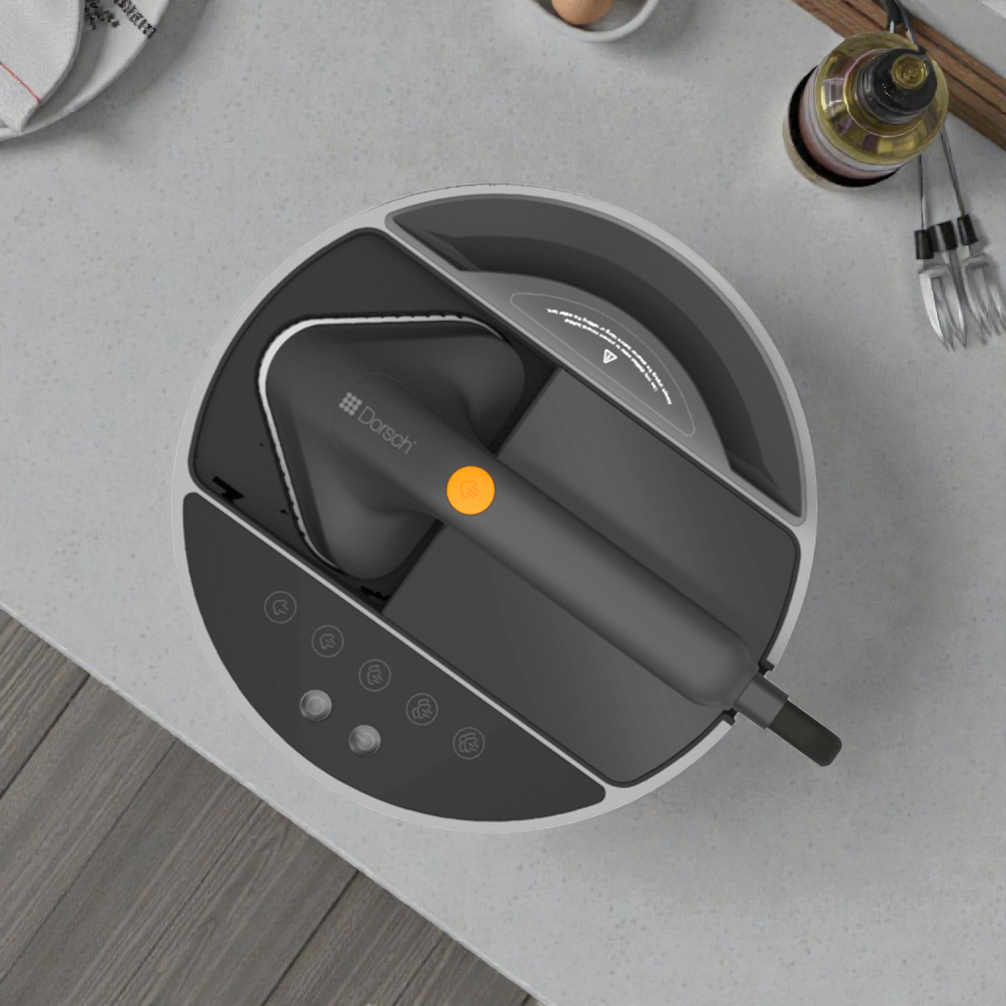 Dorsch Electric Crepe Maker & Pancake Machine – Non-Stick Surface with Batter Spreader