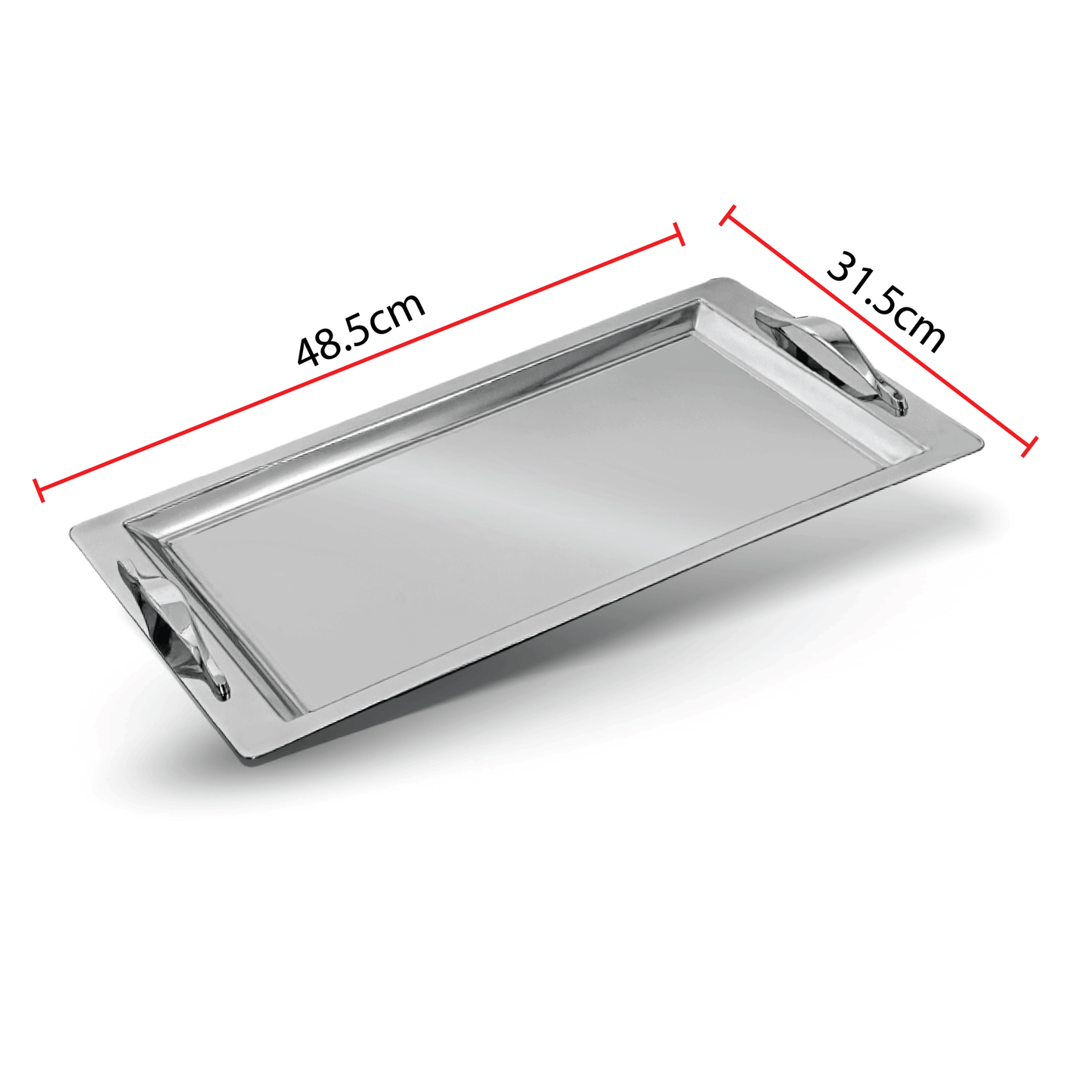 Luxe Silver Serving Tray