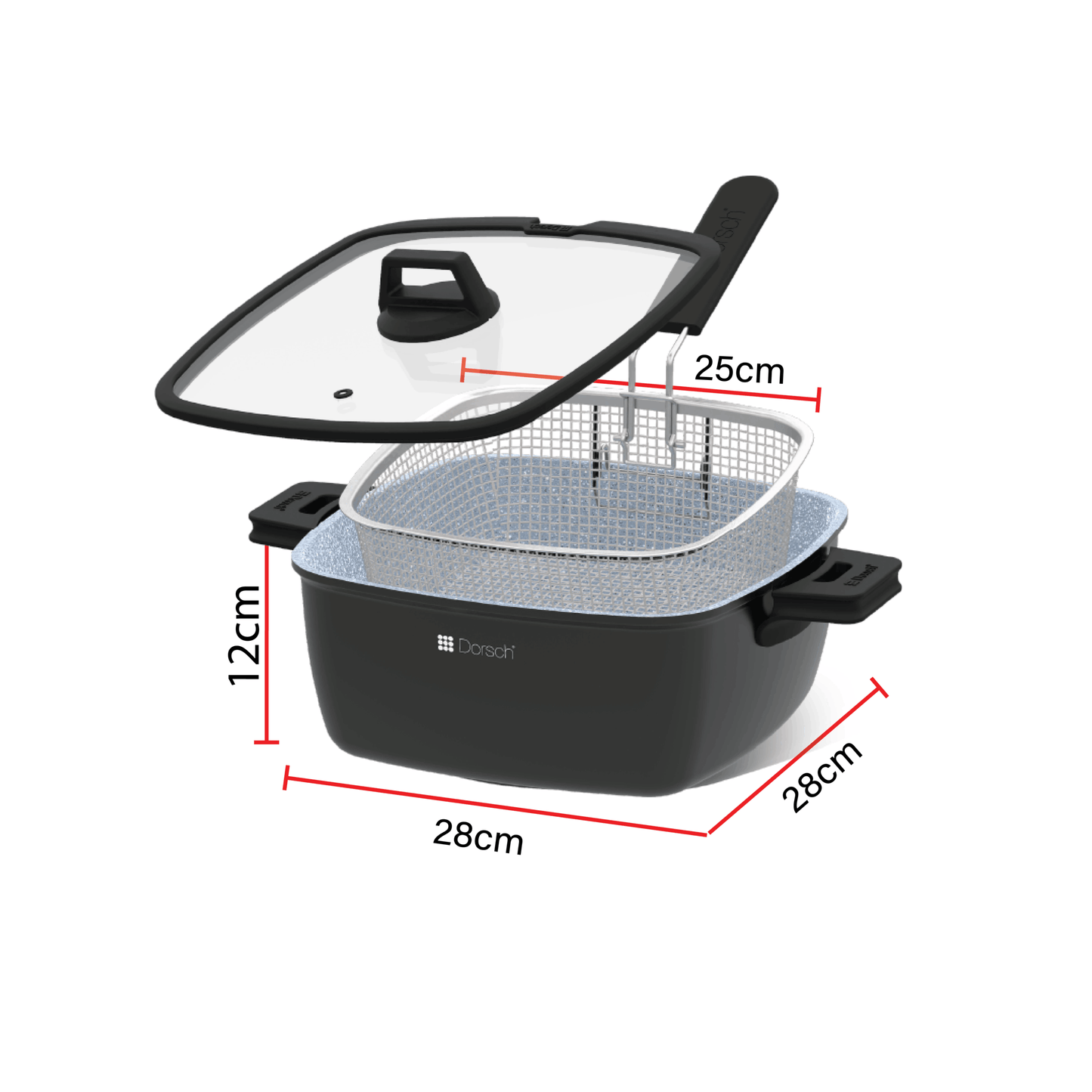 Dorsch Lifetime Frying Pot 28cm – 7.2L