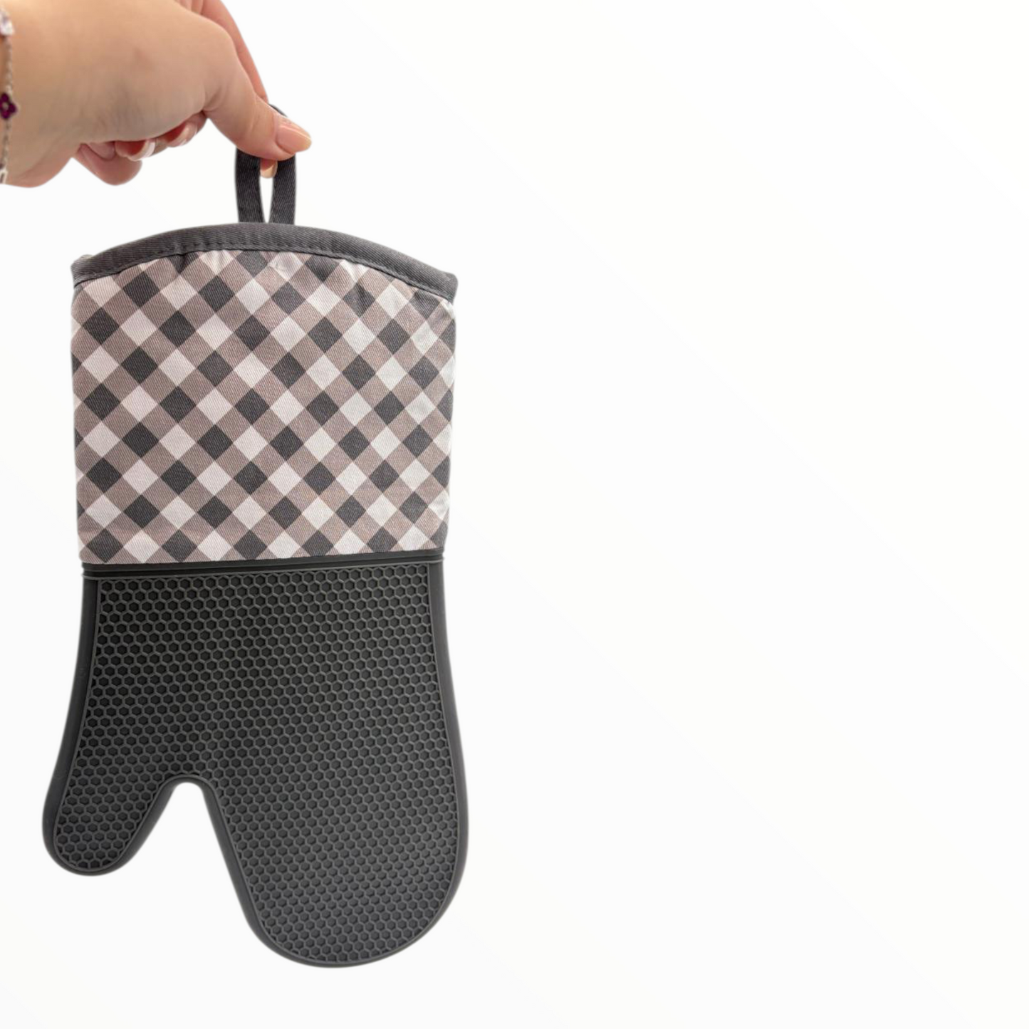 Heat Resistant Silicone Oven Mitt – Non Slip Kitchen Baking Glove