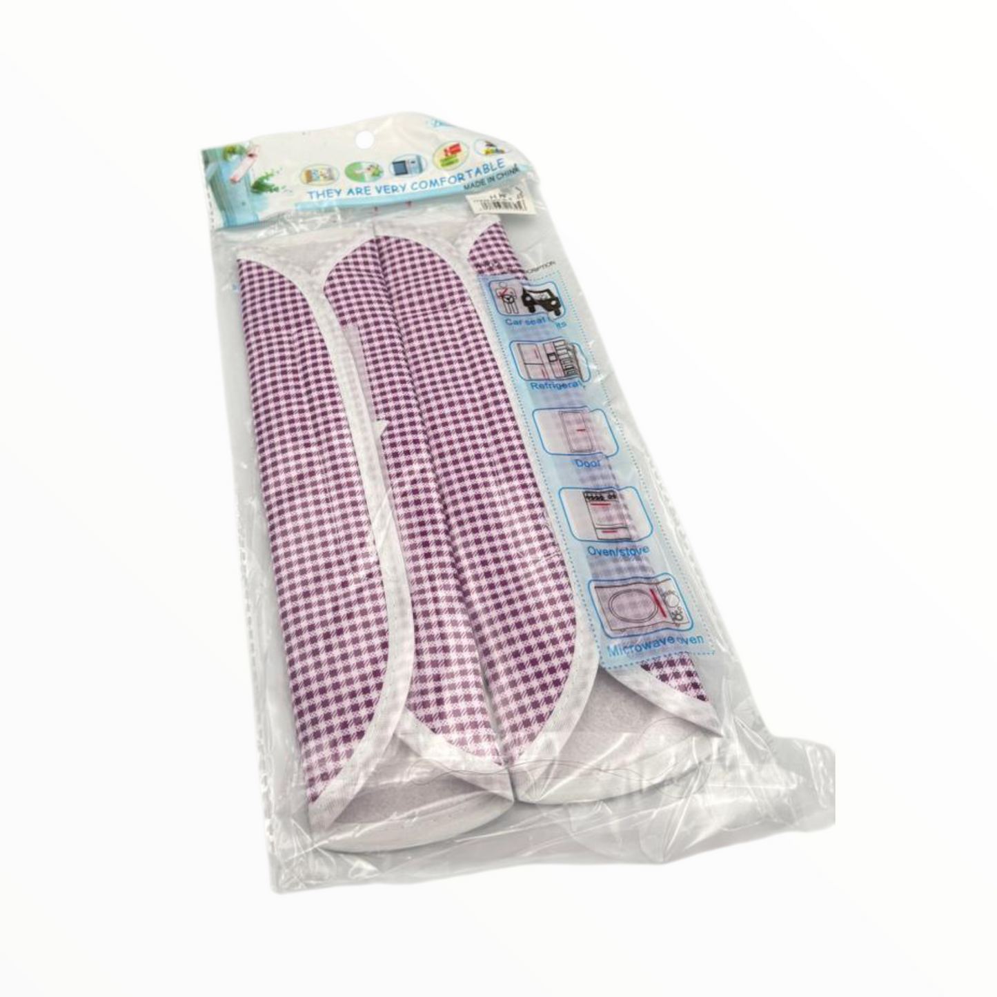 Kitchen Fridge Handle Covers Set – Checkered Refrigerator Handle Protectors (2 Pcs)