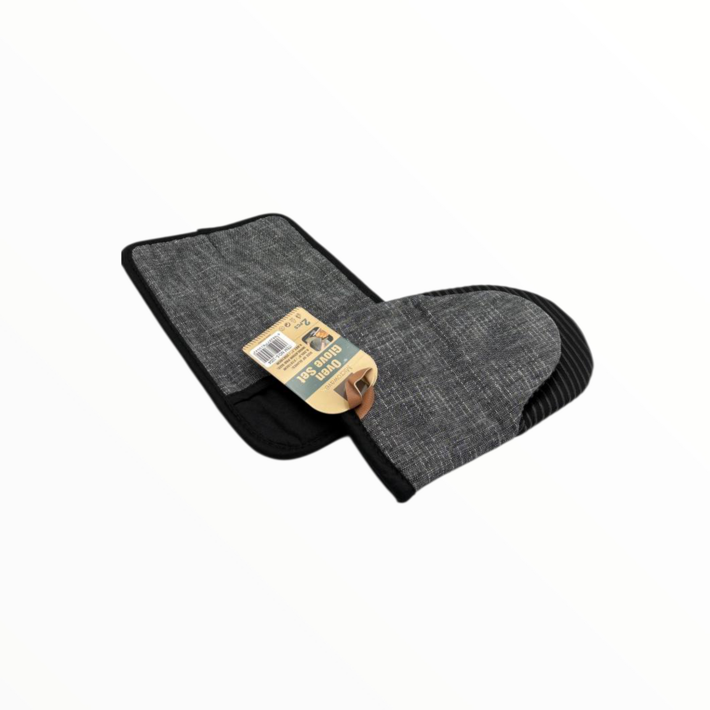 Glove2 Pcs Heat Resistant Oven Gloves Set – Quilted Cotton Kitchen Baking Mitts
