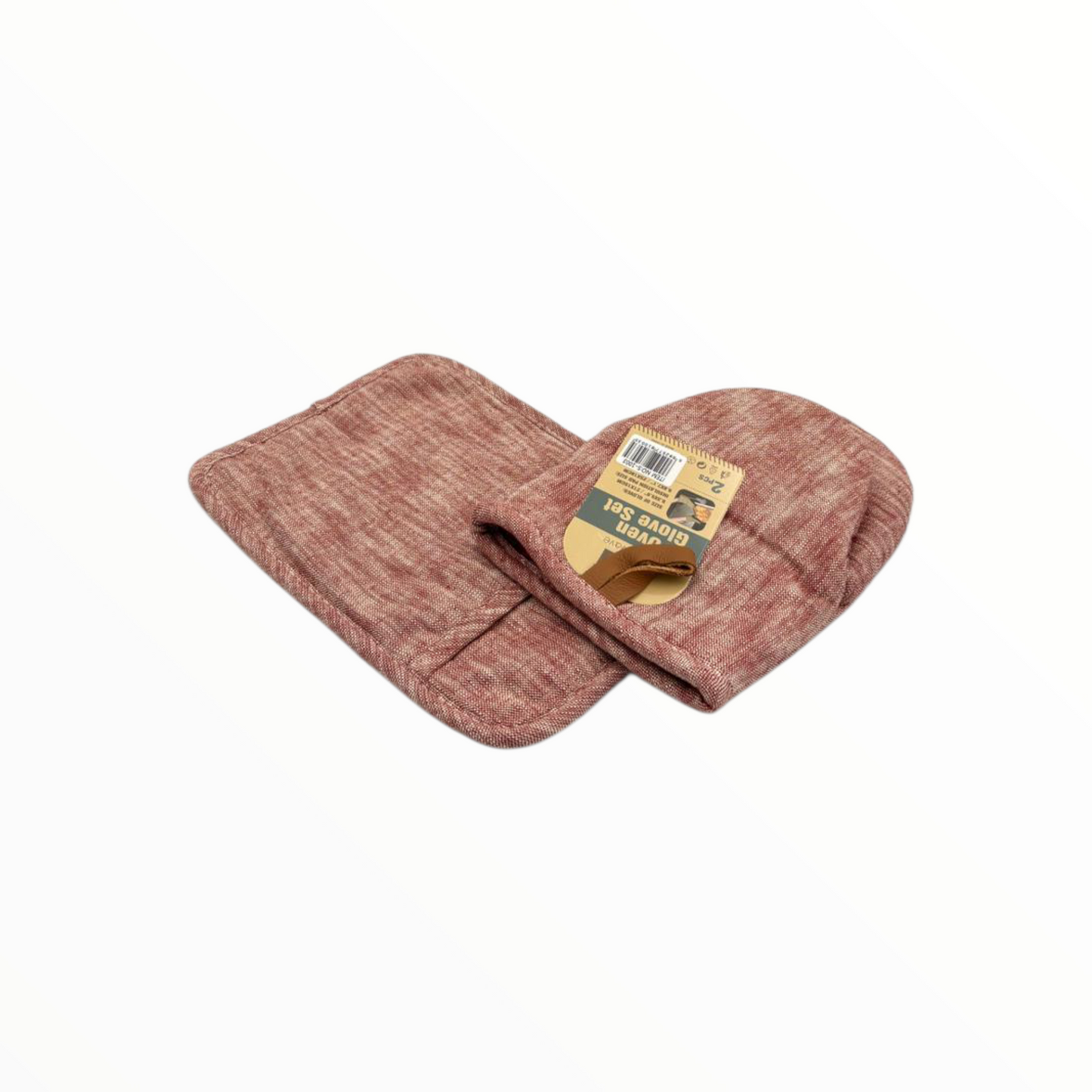 Glove2 Pcs Heat Resistant Oven Gloves Set – Quilted Cotton Kitchen Baking Mitts