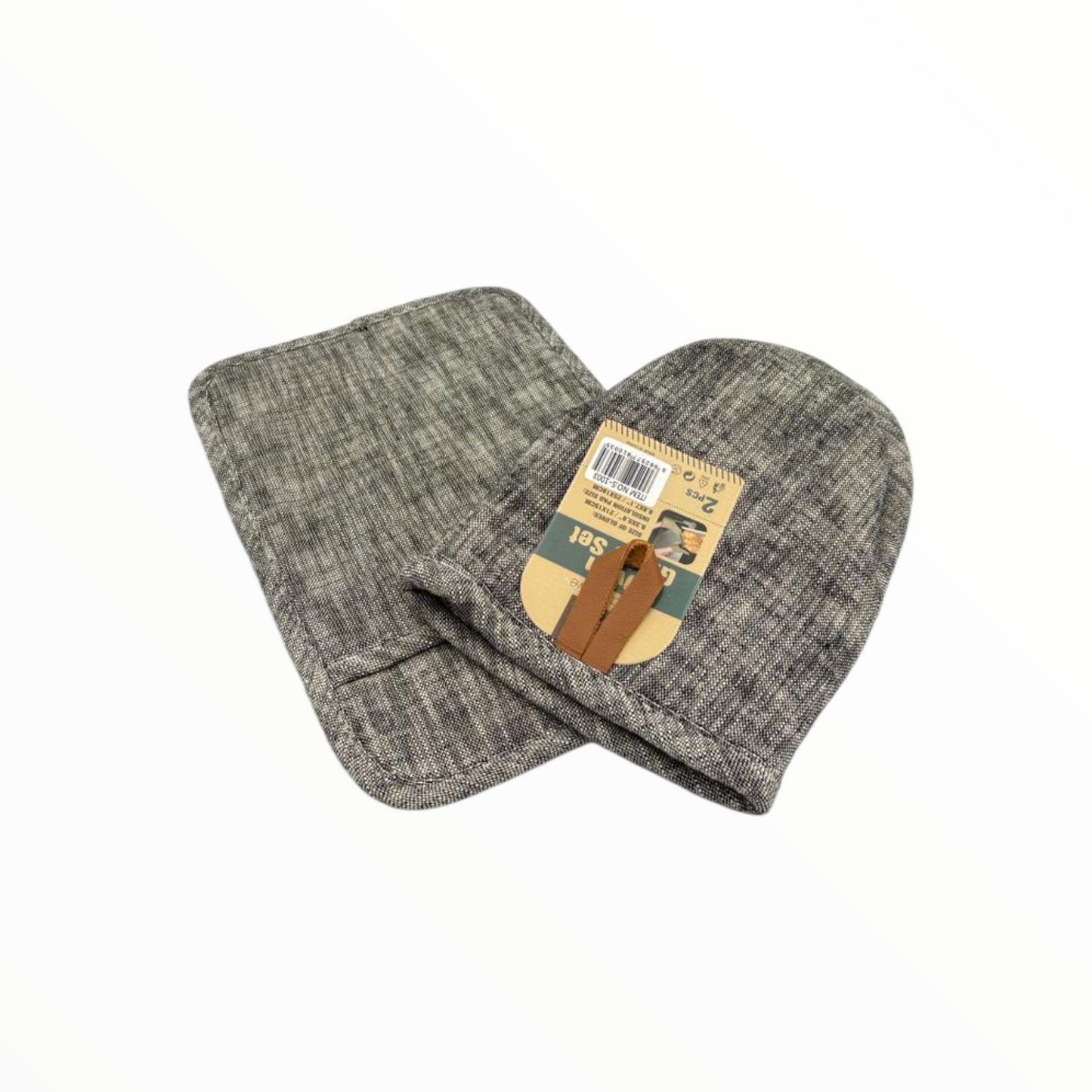Glove2 Pcs Heat Resistant Oven Gloves Set – Quilted Cotton Kitchen Baking Mitts