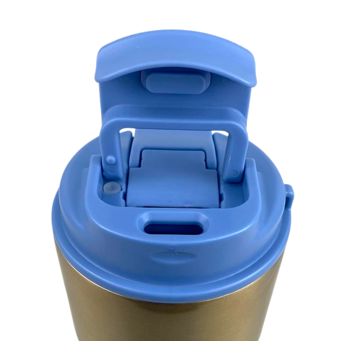 Royal Blue & Gold Stainless Steel Travel Mug