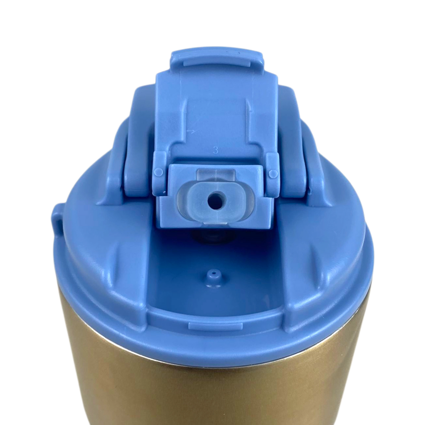 Royal Blue & Gold Stainless Steel Travel Mug
