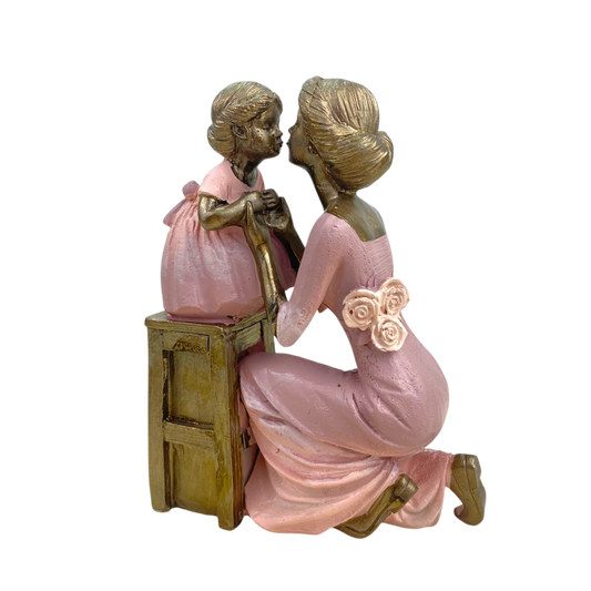 Mother and Daughter Figurine