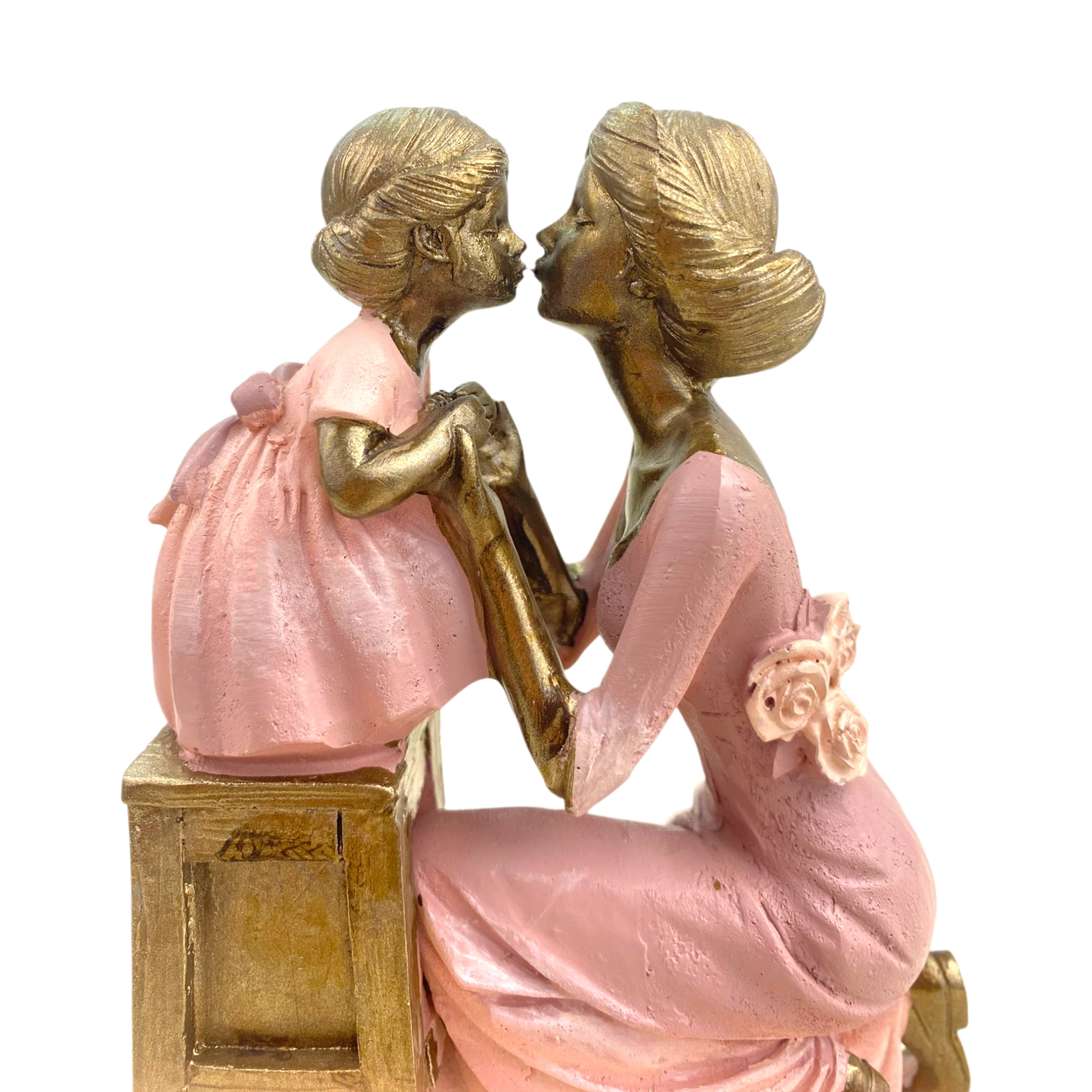 Mother and Daughter Figurine