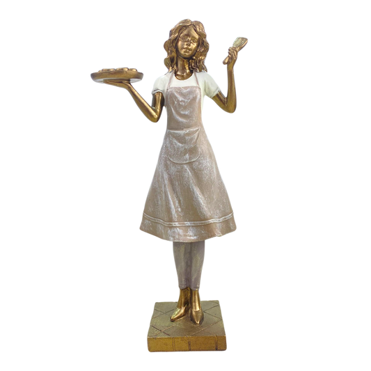 Chef Lady Decorative Statue