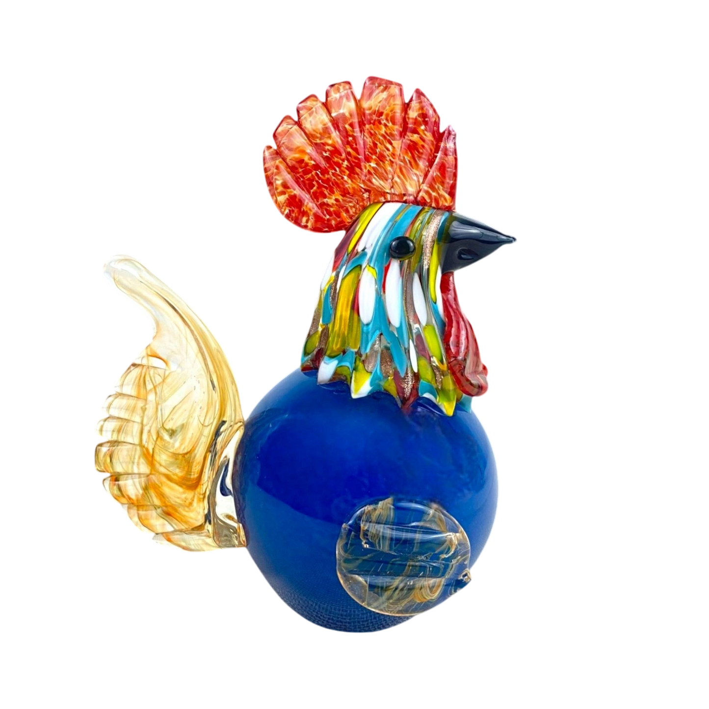 Colorful Glass Rooster