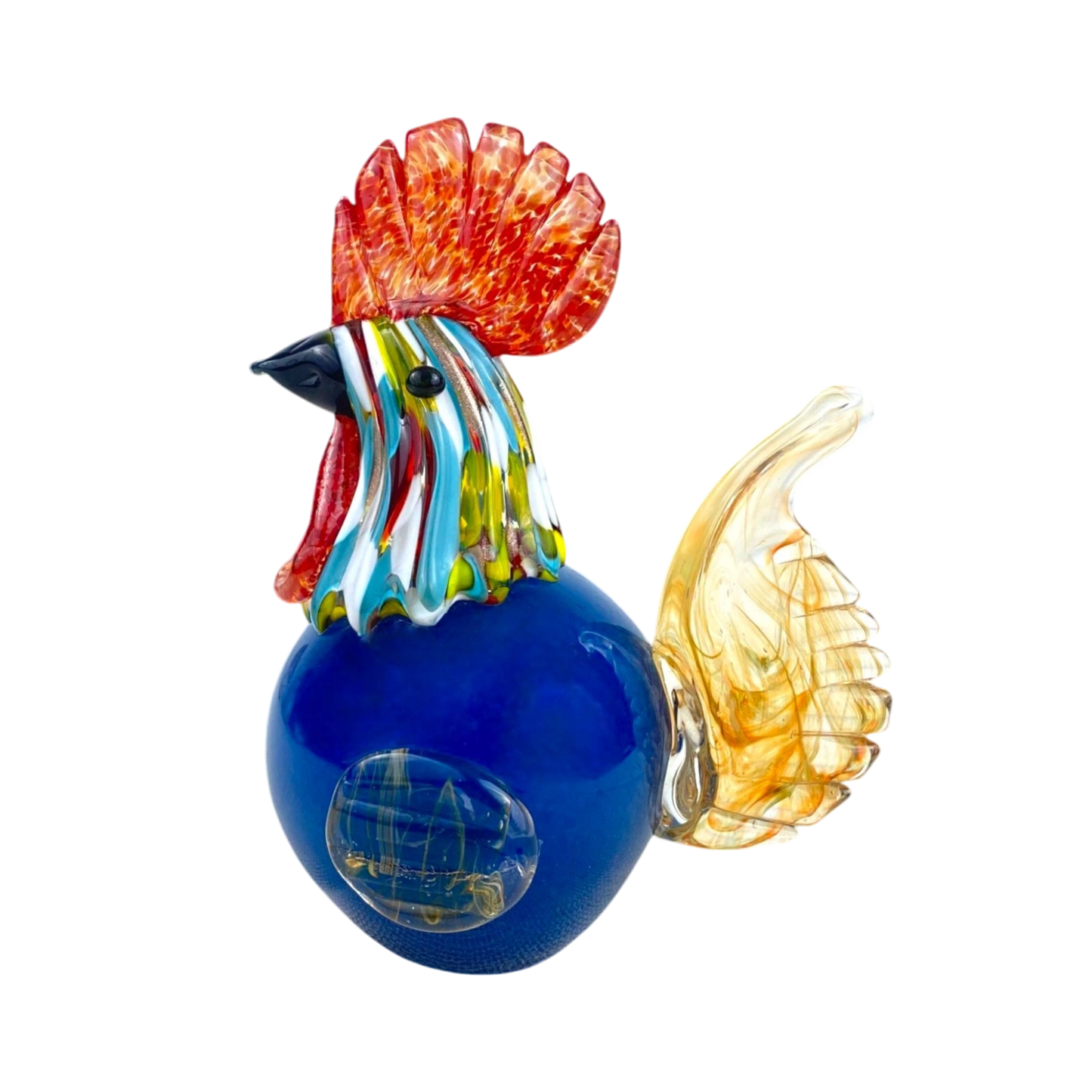 Colorful Glass Rooster