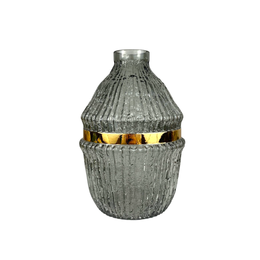 Gold-Line Glass Vase
