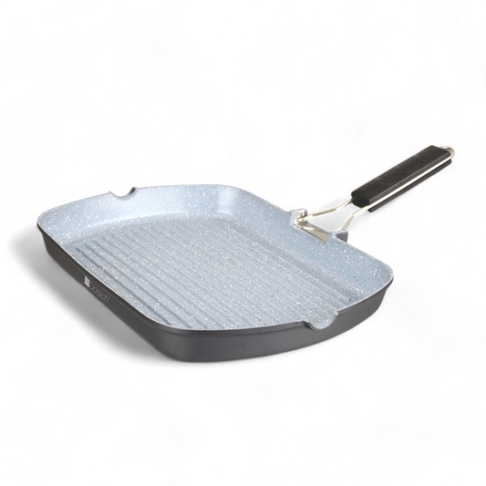 Dorsch Non-Stick Grill Pan with Foldable Handle - 34 Cm