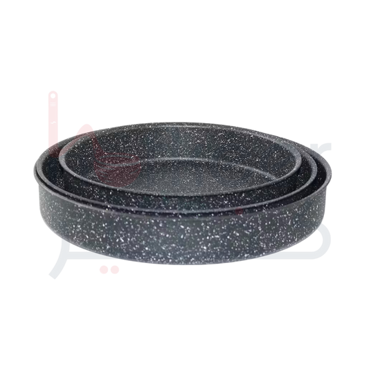 Gebe Round Pans 3 Pcs Set - 28x32x34cm