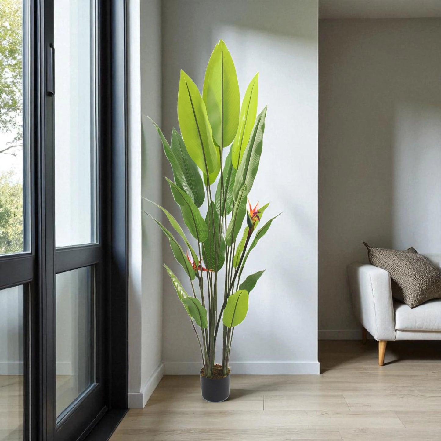 Artificial Bird of Paradise Plant – Tall Tropical Decor 1.9m
