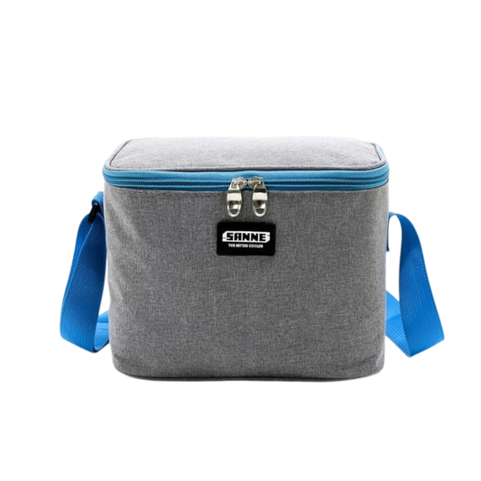 Sanne Insulated Lunch Bag – Grey & Blue