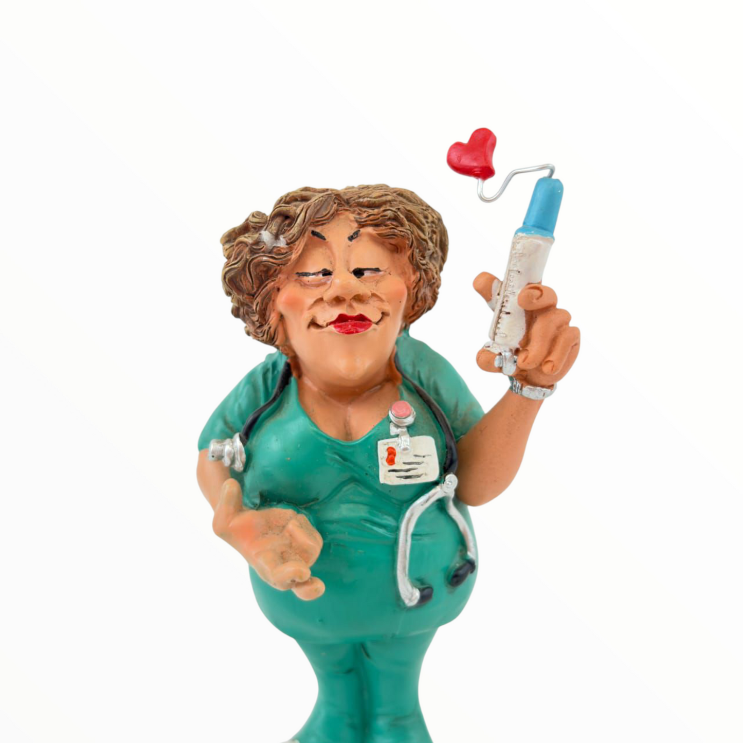 Nurse Figurine with Syringe – Hero Healthcare Decor