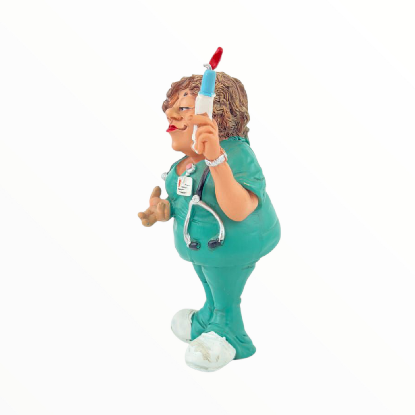 Nurse Figurine with Syringe – Hero Healthcare Decor