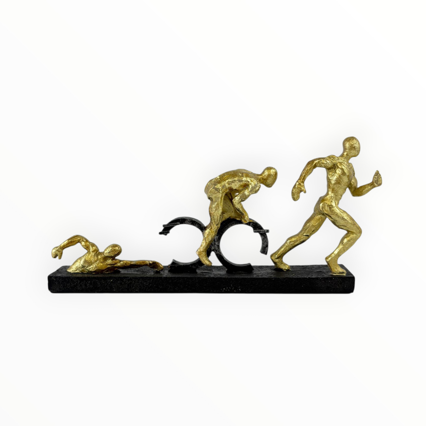 Triathlon Athlete Sculpture – Swim, Bike & Run Decor