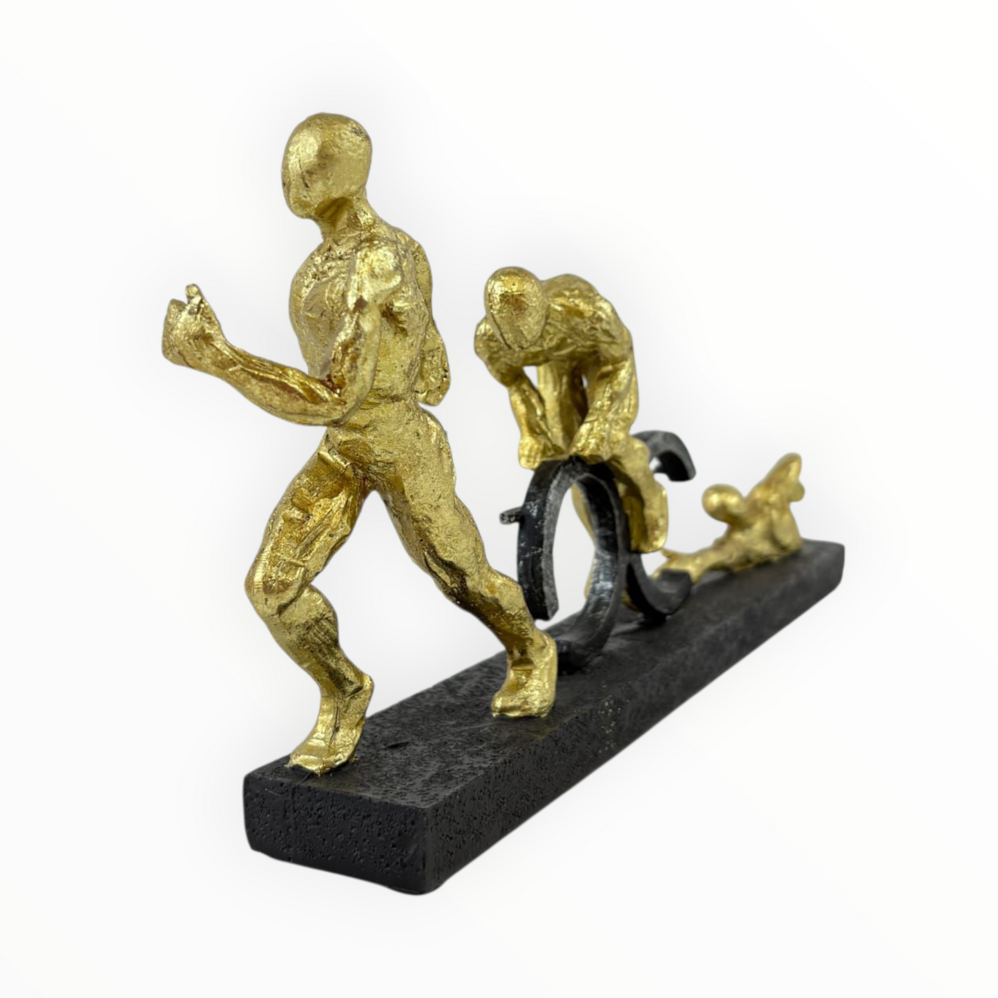 Triathlon Athlete Sculpture – Swim, Bike & Run Decor