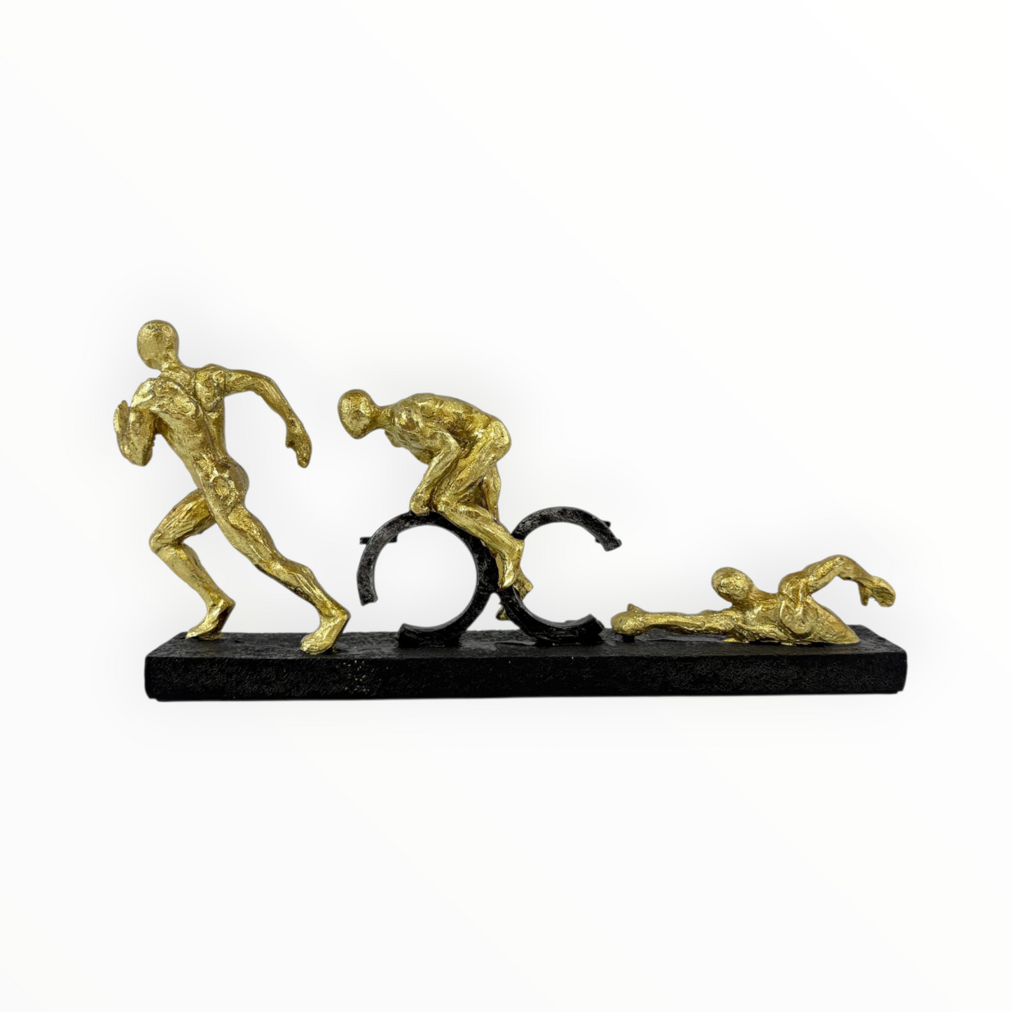 Triathlon Athlete Sculpture – Swim, Bike & Run Decor