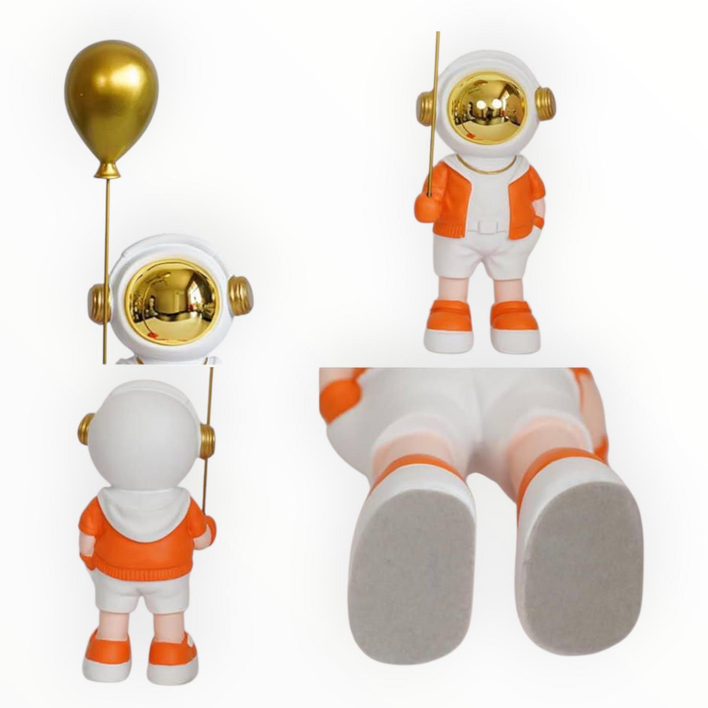 Astronaut Balloon Sculpture – Modern Space Decor for Home & Desk